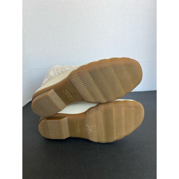 Sperry Cream Saltwater Waterproof Cozy Comfort Rubber Duck Rain Ankle Boots 8.5 - Picture 10 of 13
